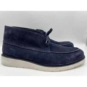 Vince Wayde Suede Chukka Boot Coastal Navy Men's Size 10.5M